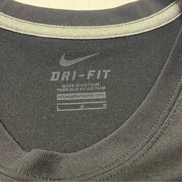 DB9 Drew Brees Signature Men's Nike Black Dri-Fit Activewear T Shirt Size Large - Picture 3 of 4